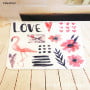 Thảm chân Love hồng hạc