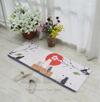 Thảm chân bếp dài mèo mặt trăng